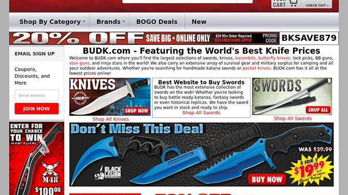 Budk sword store review