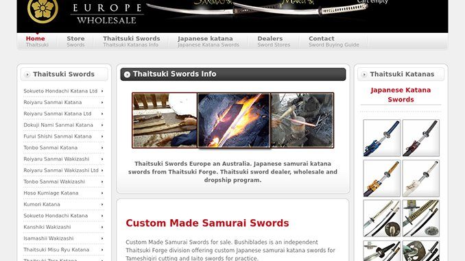 Thaitsuki swords store review