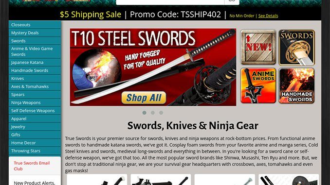 True Swords store review
