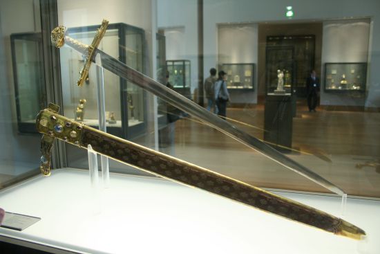 Joyeuse sword of Charlemagne-Louvre, Paris